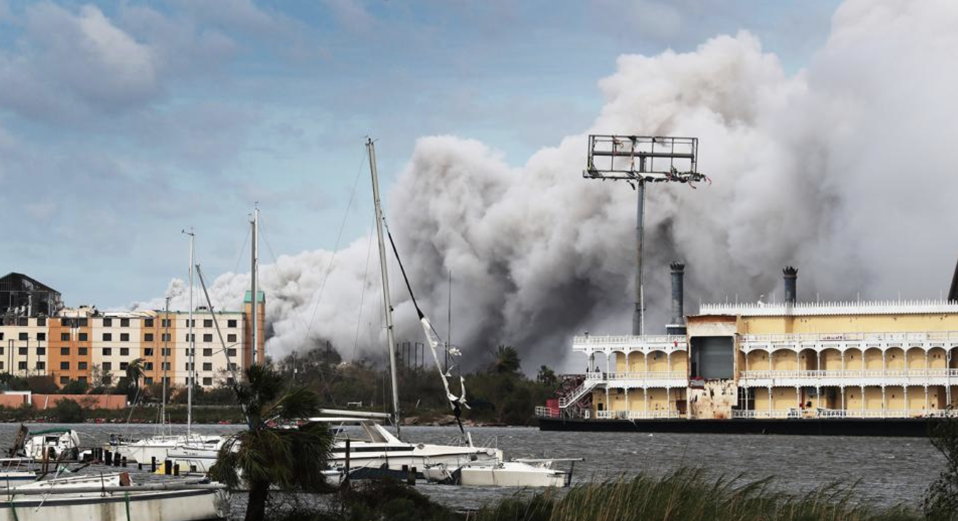Biolab chlorine plant fire, Hurricane Laura, chlorine plant fire, Getty Images