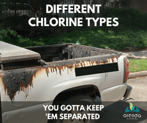 Chlorine Types truck fire