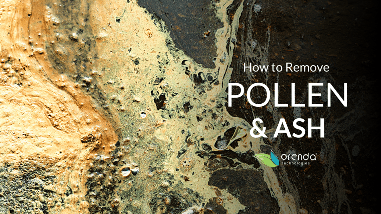 How to remove pollen and ash (procedure title)