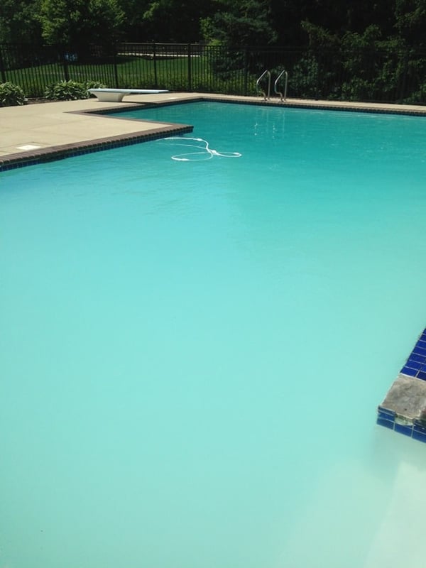 swimming pool cloudy