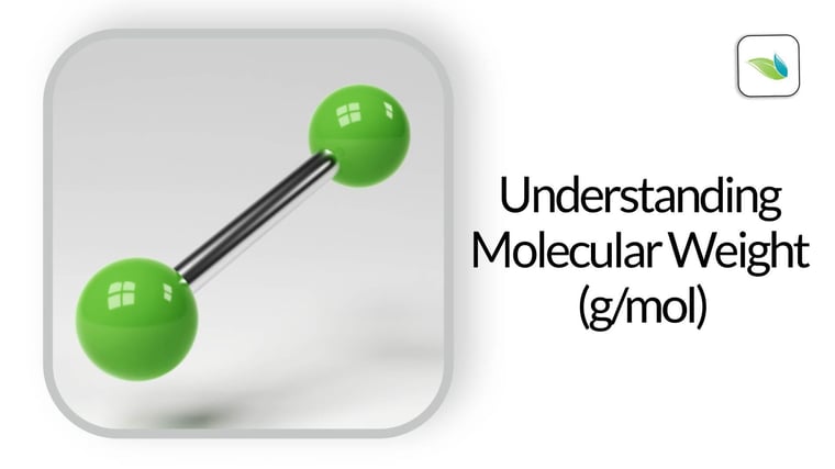 chemical molecular weight, grams per mol