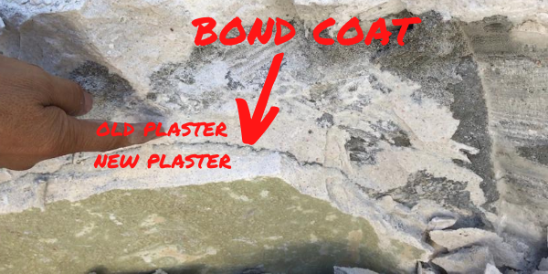 bond coat, plaster bond coat, replaster, how to replaster a pool, calcium nodules