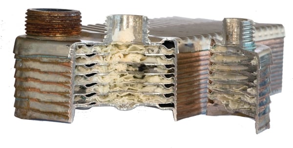scale on heat exchanger