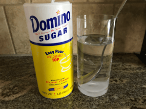 azúcar en agua LSI