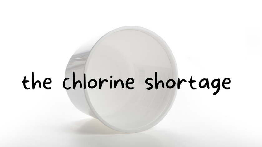 chlorine shortage, where to buy chlorine, trichlor shortage, price of chlorine, price of trichlor, chlorine tabs, chlorine demand, how to use less chlorine